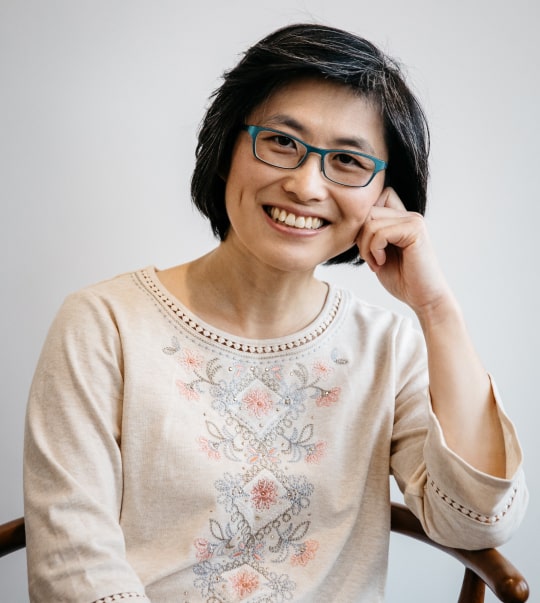 Doctor Yu Ching Lai is smiling 